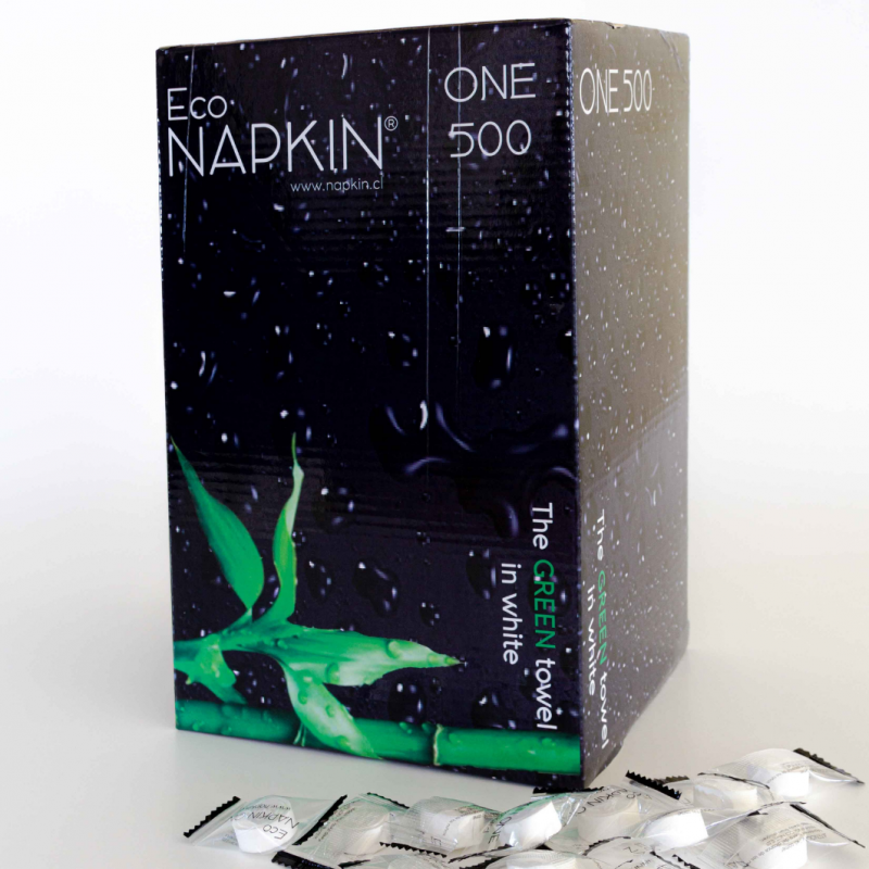 Eco NAPKIN ONE 500 (Box con 500 unidades de Eco NAPKIN selladas individualmente)