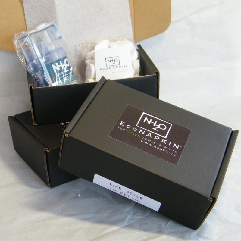 CAJA con 50 Eco NAPKIN mas Dispensador SPR.4
