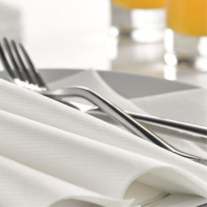 AIR-LAID PREMIUM NAPKIN 40 x 40 Cm. 8 PLIEGUES CON BOLSILLO